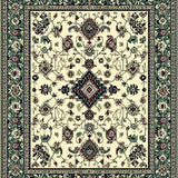 Ultra Soft Area Rug, Non Slip, Stain Resistant, Washable Area Rugs for Living Room, Bedroom, Distressed Vintage Neutral Living Room Area Rug(Ivory)
