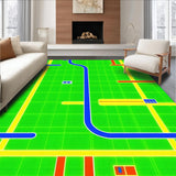 Brightly Colored Route Design(Green)