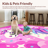 Dreamy Rainbow Shaggy Aesthetic(Pink)