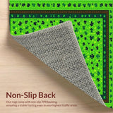 Elegant Shamrock Patterned Accent(Green)