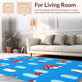 Delightful Fun Shroom Motif(Blue)