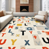 Stylish Modern Alphabet Theme(Beige)