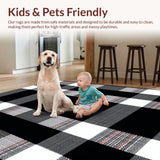 Elegant Farmhouse Checkered Texture(Black)