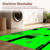 Charming Youthful Pixelated Design(Green)