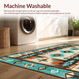 Vibrant Aztec Geometric Motifs(Blue)