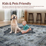 Artistic Retro Symmetrical Elements(Blue)