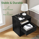 ODIKA Everyday Side Table with Fast Charging Station