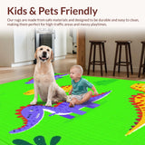 Bright Multi Color Dino Adventure Style(Green)