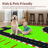 Interactive Racing Scene Illustration(Green)