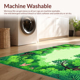 Whimsical Pastel Themed Landscape(Green)