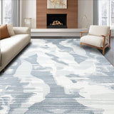 Contemporary Fuzzy Layered Stripes(Gray)