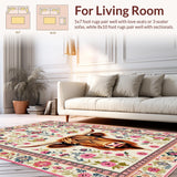 Cozy Vintage Cattle Graphics(Beige)