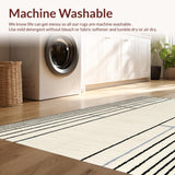 Contemporary Geometric Stripe Elegance(Beige)