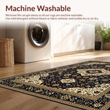 Classic Floral Tapestry Inspired(Black)