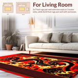 Bold Mythological Art Composition(Red)