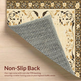 Ultra Soft Area Rug, Non Slip, Stain Resistant, Washable Area Rugs for Living Room, Bedroom, Jungle Cat Beige Animalistic Print Hallway Area(Beige)