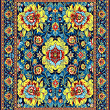 Stylish Colorful Geometric Touch(Blue)