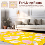 Bright Floral Circular Accent(Yellow)