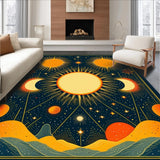 Vibrant Floral Cosmos Motif(Yellow)