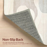 Chic Two Tone Abstract Linear Motif(Beige)