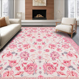 Stylish Pink Petal Layering(White)