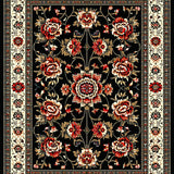 Luxurious Floral Overlay(Black)
