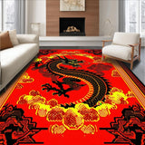 Dramatic Gothic Dragon Silhouette(Red)