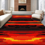 Eye Catching Abstract Volcanic Motif(Red)