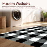 Chic Rustic Checkered Motif(Black)