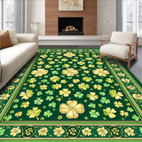 Elegant Gold Accented Decor(Green)