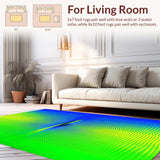 Artistic Whirling Color Spectrum(Blue)