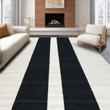 Modern Graphic Tiled Motif(Black)