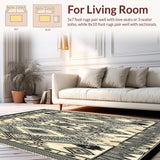 Traditional Handcrafted Runner With Tribal Diamond Motifs(Beige)