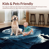 Celestial Wolf Nighttime Aesthetic(Blue)