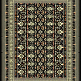 Chic Neutral Trellis Composition(Black)