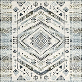 Chic Geometric Earth Tone Motif(Gray)