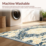 Ultra Soft Area Rug, Non Slip, Stain Resistant, Washable Area Rugs for Living Room, Bedroom, Cream Cozy Fuzzy Area(Beige)