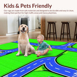 Energetic Street Scene Play Surface(Green)
