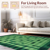 Elegant Minimalist Check Texture(Green)