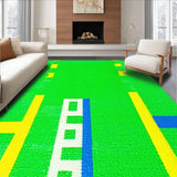 Vibrant Cityscape Adventure Mat(Green)