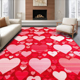 Charming Whimsical Heart Motif(Red)
