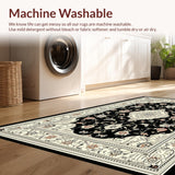 Striking Black and Ivory Trellis(Black)