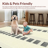 Contemporary Monochrome Linear Design(Beige)