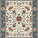 Elegant Botanical Tapestry(Ivory)