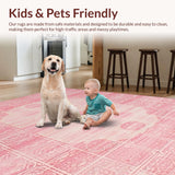 Dynamic Multi Tone Textured Arrangement(Pink)