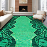 Elegant Teal Patterned Artistry(Blue)