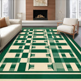 Chic Green Geometric Mosaic(Green)