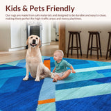Stylish Transitional Wave Motif(Blue)