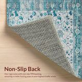 Ultra Soft Area Rug, Non Slip, Stain Resistant, Washable Area Rugs for Living Room, Bedroom, Sophisticated Gray Textured Elegance(Beige)