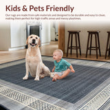 Elegant Charcoal Geometric Motif(Gray)